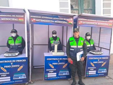 La Intendencia Municipal instala casetas de control de peso y precio justo