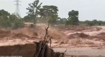 Intensifican tareas de rescate por el desborde del rio Pirai en el municipio del Torno