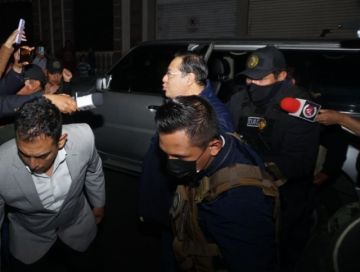 “No nos hemos ido, somos inocentes”: Arce habló antes de ingresar a la cárcel