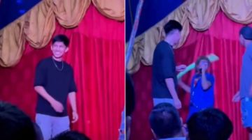 Miguelito se divierte en el circo “Manguerita” y participa del espectáculo