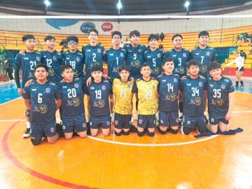El equipo de Santa Rosa campeón en sub 25 varones.