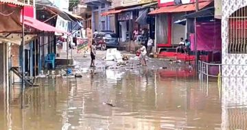Guanay otra vez inundado tras el desborde de ríos