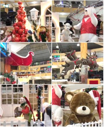 Creatividad se muestra en ornamentos navideños en la Terminal