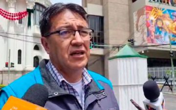 Barrientos cuestiona protestas en La Paz 