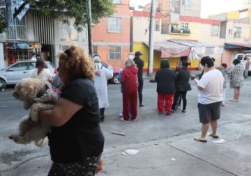 Un fuerte sismo de magnitud 6,5 sacude el centro de México