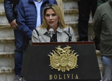 Expresidenta  Jeanine Áñez: el «fin de la tiranía» en Venezuela va por un «camino imparable»