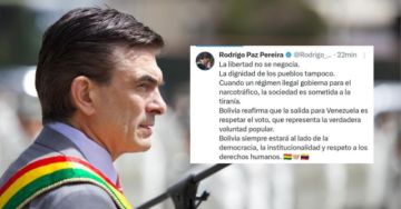 Rodrigo Paz reafirma respaldo de Bolivia a la democracia tras la captura de Maduro