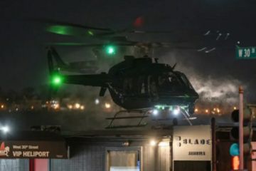 Maduro llega en helicóptero a la ciudad de Nueva York, donde afrontará proceso judicial