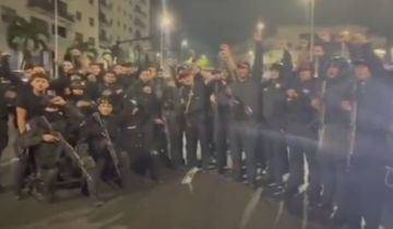 Diosdado Cabello salió a patrullar las calles de Caracas con un grupo armado