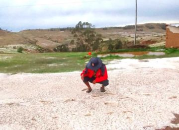 Tormentas de granizo afectan a municipios en Potosí