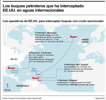 EEUU frena petroleros vinculados a Venezuela