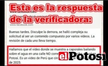 Cuentas peruanas usan mentiras para desprestigiar a Potosí