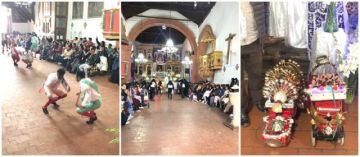 Los grupos de danzarines tradicionales adoraron al Niñito Winku Winku, tras pasar varias jornadas de veladas.