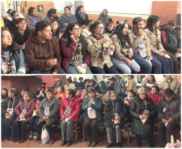 Arriba, los pasantes 2026. Abajo, las pasantes de la próxima Navidad.