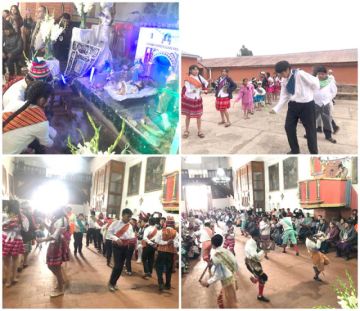 La parroquia vivió la fiesta de la Navidad de Antaño con alegría y devoción al Niñito Jesús Winku Winku.