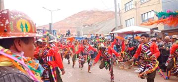 Una imagen anterior del denominado Carnaval Minero de Potosí.