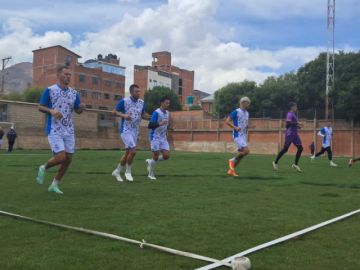 El equipo de Real Potosí continúa con su trabajo de pretemporada 
