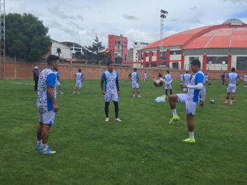 El equipo de Real Potosí continúa con su trabajo de pretemporada 
