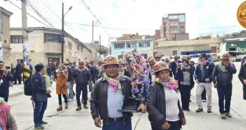 Recorrieron desde el Coliseo El Minero.