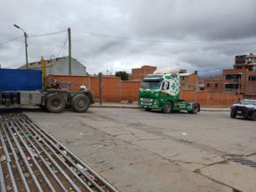 Ferroviaria Andina denuncia el bloqueo de las vías férreas en la estación de Potosí