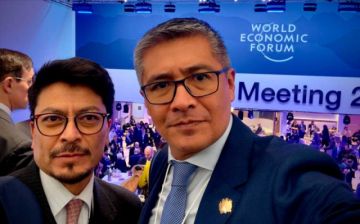 Davos: Ministros reportan expectativa sobre Bolivia e interés de inversores