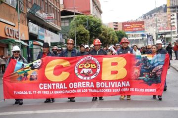 COB confirma ampliado nacional en Sucre para tratar ley contra los bloqueos