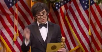Javier Milei es parodiado en el show de comedia SNL