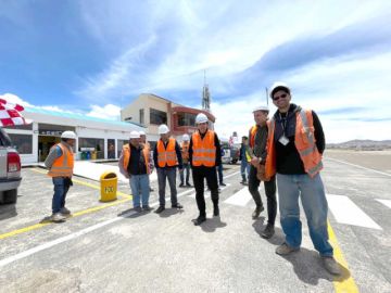 Inspeccionan obras en el aeropuerto Joya Andina de Uyuni