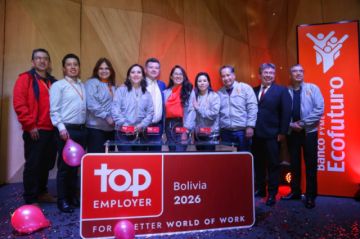 Por 4 vez: Banco Ecofuturo como uno de los mejores empleadores de 2026 en Bolivia