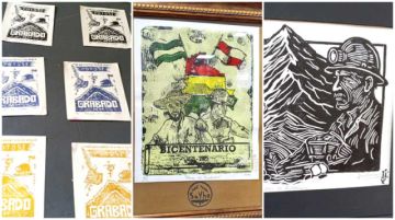 Presentan "Estampas del  Bicentenario" arte del grabado