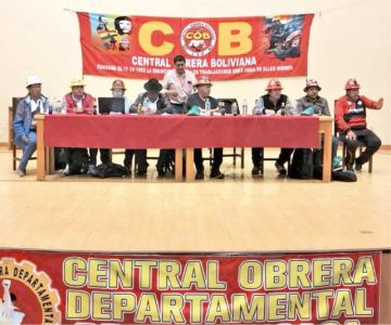 Sucre: COB arremete contra los proyectos de ley antibloqueos
