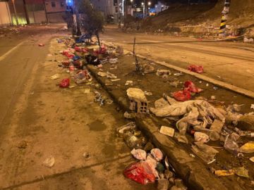 El gerente de la entidad, Edgar Magne, informó que se duplicó la cantidad, en comparación a 2025, cuando se generó 15 toneladas de basura y 10 toneladas de escombros.