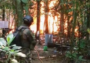 FELCN destruyen laboratorios y fábricas de substancias en Villa Tunari