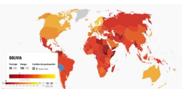 Bolivia está en el puesto 136 en el ranking de percepción de la corrupción