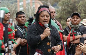 Denuncian el presunto secuestro de la senadora indígena colombiana Aída Quilcué