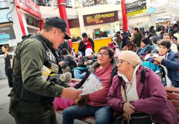 Refuerzan controles en la Terminal de Buses de La Paz por Carnaval