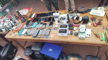 Hallan artefactos dañinos, substancias ilegales y celulares en operativo sorpresa en Palmasola