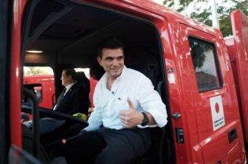 Paz plantea crear un cuartel de bomberos para proteger la Chiquitania