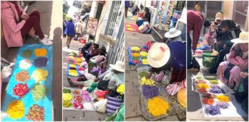 Flores silvestres llenan las calles antes de Comadres