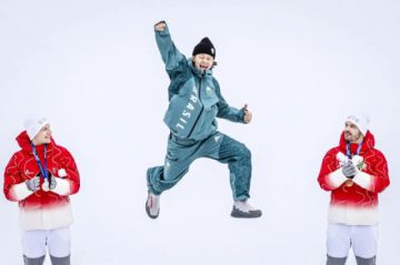 Pinheiro le da a Brasil su primer oro olímpico invernal ganando el gigante de esquí alpino
