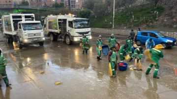 Emap realizó la limpieza en los recorridos de entradas carnavaleras
