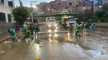 Emap realizó la limpieza en los recorridos de entradas carnavaleras
