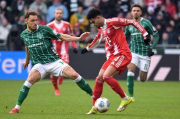 Bayern Múnich goleó por 3-0 al Werder Bremen por la fecha 22 de la Bundesliga