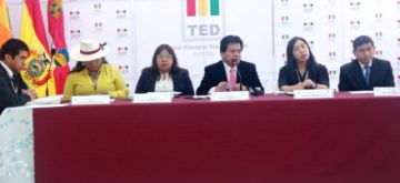Sortean jurados electorales para las subnacionales de marzo