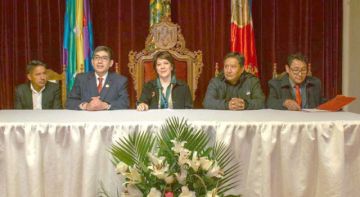 FcBcB presentó a autoridades de la Casa Nacional de Moneda