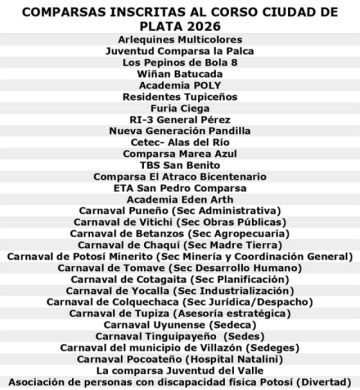 Potosí despide al Carnaval con baile, música y comparsas