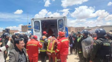 Incendio en taller mecánico de Oruro deja 20 heridos