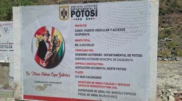 Asambleísta encuentra posible “obra fantasma” en Acoparaya y exige informe a la Gobernación