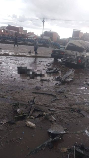 El accidente ocurrió al promediar las 18:30. Foto: RRSS