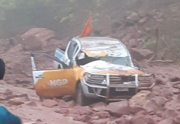 Se accidenta un candidato a la Gobernación de Tarija